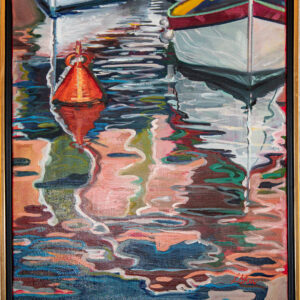 Boat with the Red Buoy by Lanell